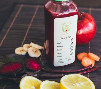 Prosty czerwony napój